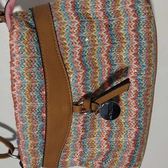 🌈Rosetti Knitted Multi Color Glitter Shoulder Bag - Picture 3 of 9